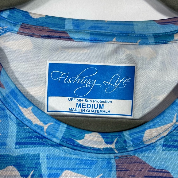 Fishing Life, UPF 50+, Long Sleeve Shirt, Size Medium. Excellent condition! - Picture 2 of 6